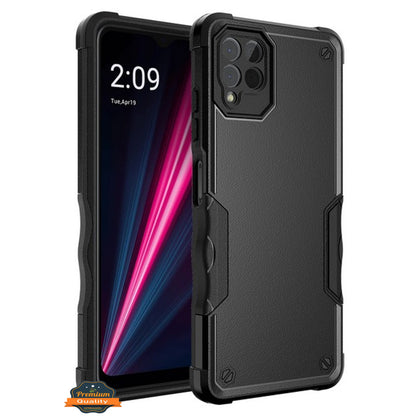 For T-Mobile Revvl 6 Pro 5G /Revvl 6 5G Hybrid Shockproof Heavy-Duty Tough Rugged Hard PC Soft TPU Lightweight Slim  Phone Case Cover