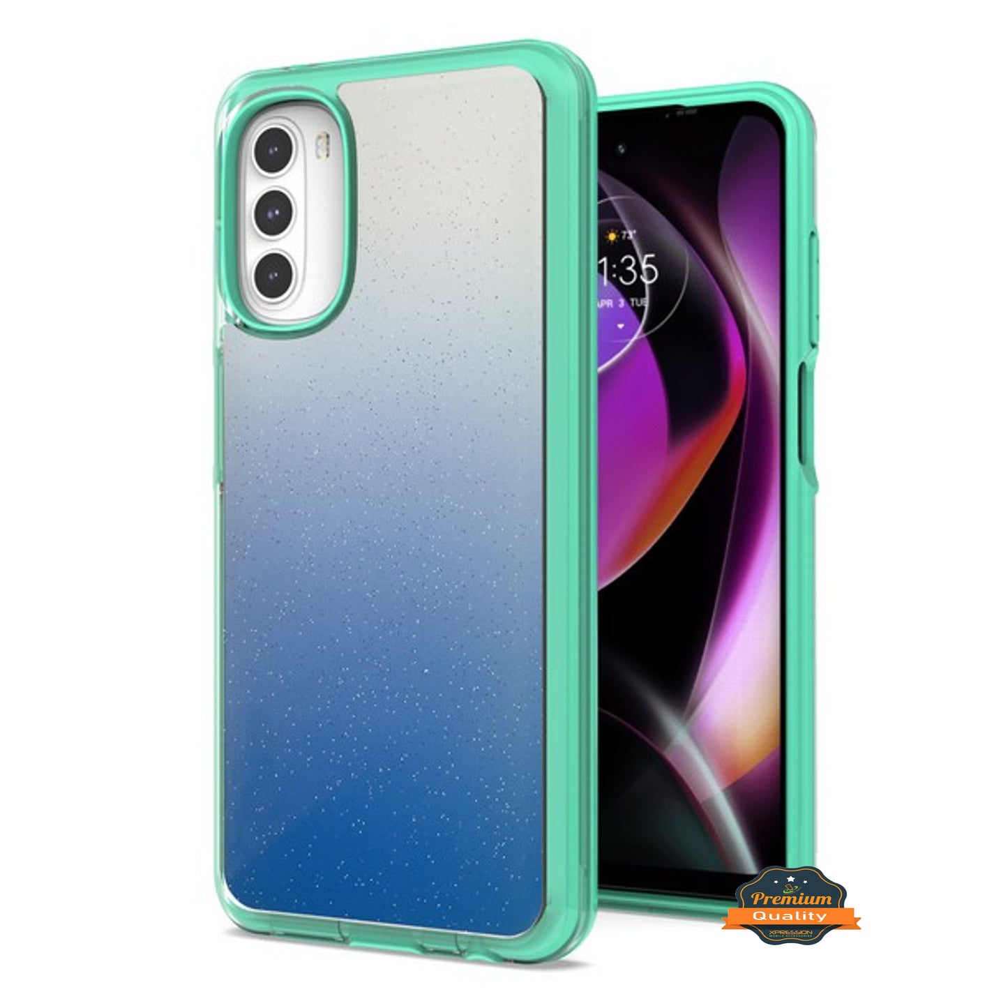 For Motorola Moto G 5G 2022 Colorful Hybrid Shockproof Protection Soft TPU Frame and Hard PC Back Slim Fit  Phone Case Cover