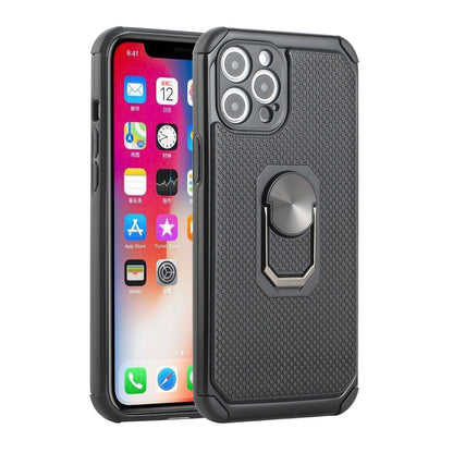 For Apple iPhone 11 (6.1") Slim Rugged TPU Shockproof Hybrid with Magnetic Ring Stand Holder  Phone Case Cover