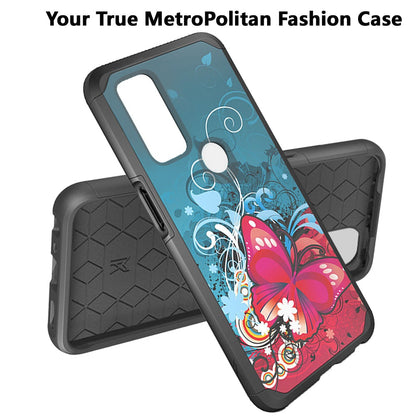 For AT&T Radiant Max 5G Graphic Design Pattern Hard PC Soft TPU Silicone Protection Hybrid Shockproof Armor Rugged Bumper  Phone Case Cover