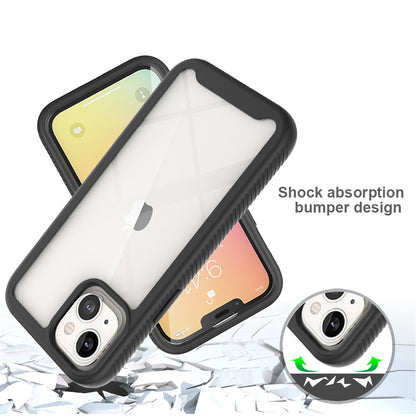 For Apple iPhone 11 /12 /Pro Max Hybrid 360° Full Body Protective with Built-in Screen Protector Shockproof Bumper TPU Armor  Phone Case Cover