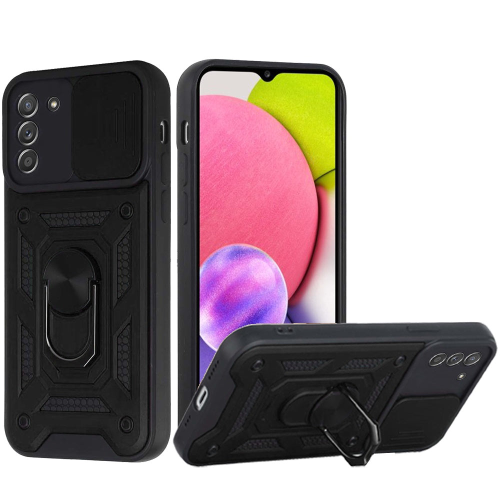 For Samsung Galaxy A03S Phone Case Heavy Duty Shockproof Rugged TPU Armor  Cover
