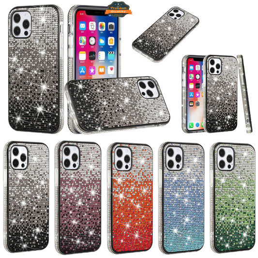 For Samsung Galaxy A33 5G Glitter Bling Ultra Thin TPU Sparkle Diamond Rhinestone Shiny Full Cover Crystal Stones Back  Phone Case Cover