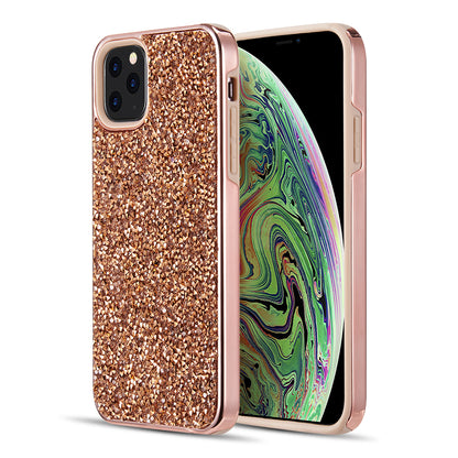 For Apple iPhone 13 /Pro Max Mini Bling Sparkly Glitter Luxury Diamonds Shiny Sparker Shell Hybrid Rugged TPU & Hard PC Electroplated Frame  Phone Case Cover