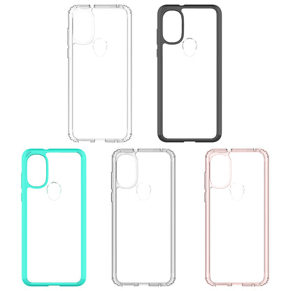 For Motorola Moto G Pure Hybrid Transparent Clear Acrylic Back Hard PC & Soft TPU Full Protective Bumper Extra Shock-Absorb  Phone Case Cover