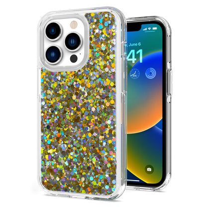 For Motorola Moto G 5G 2022 Colorful Glitter Bling Sparkle Epoxy Glittering Shining Hybrid Hard Silicone Shockproof  Phone Case Cover