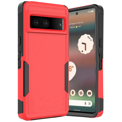 For Google Pixel 6A Hybrid Rugged Hard Shockproof Drop-Proof with 3 Layer Protection, Military Grade Heavy-Duty Armor  Phone Case Cover