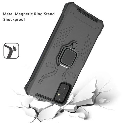 For Apple iPhone 13 /Pro Max Mini Shock-Proof Case with Magnetic Car Mount Kickstand Ring Holder Texture Rugged Hybrid Dual Layer  Phone Case Cover