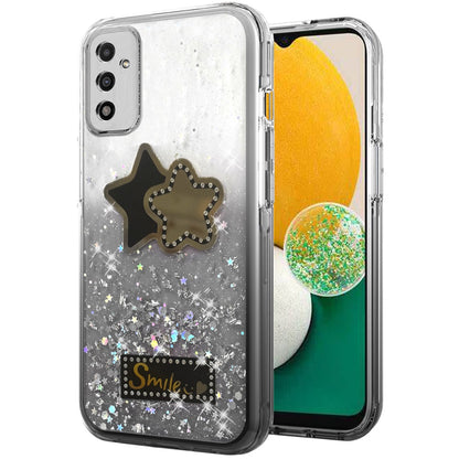 For Motorola Moto G Power 2022 Fashion Graphic Pattern Design Epoxy Colorful Skin Glitter Hybrid Bling TPU Hard Impact Armor  Phone Case Cover