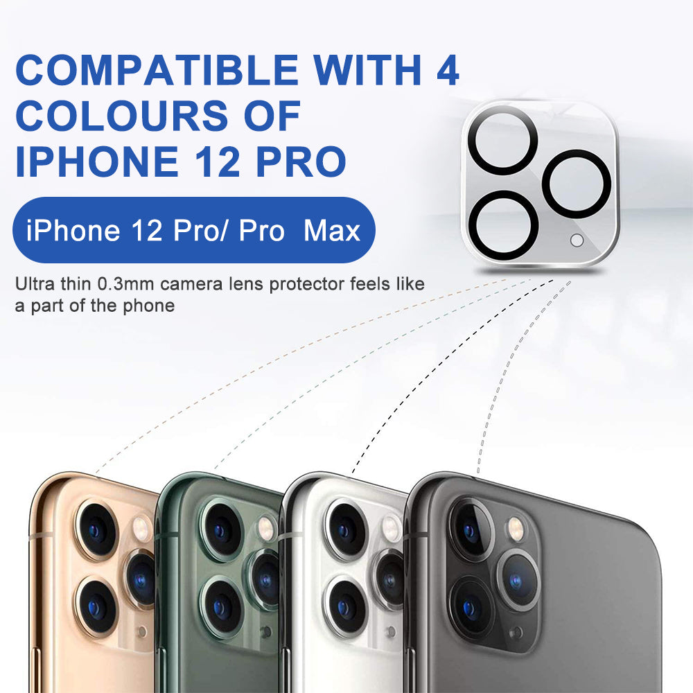 For Apple iPhone 13 /Pro Max Mini Camera Lens Protector Tempered Glass Rear Back Camera Protective Lens Shield Anti-Glare, Case Friendly  Screen Protector