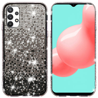 For Boost Mobile Celero 5G Glitter Bling Ultra Thin TPU Sparkle Diamond Rhinestone Shiny Full Cover Crystal Stones Back  Phone Case Cover