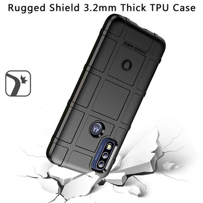 For Motorola Moto Edge (2022) Rugged Shield Hybrid TPU Thick Solid Rough Armor Tactical Matte Grip Silicone Texture  Phone Case Cover