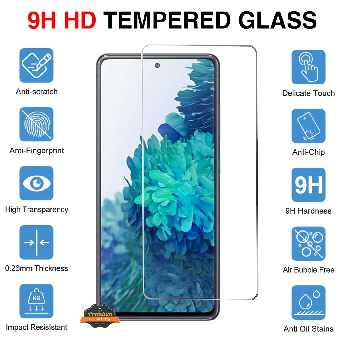 For Motorola Moto G Power 2022 Screen Protector Tempered Glass Ultra Clear Anti-Glare 9H Hardness Screen Protector Glass Film [Case Friendly] Clear Screen Protector