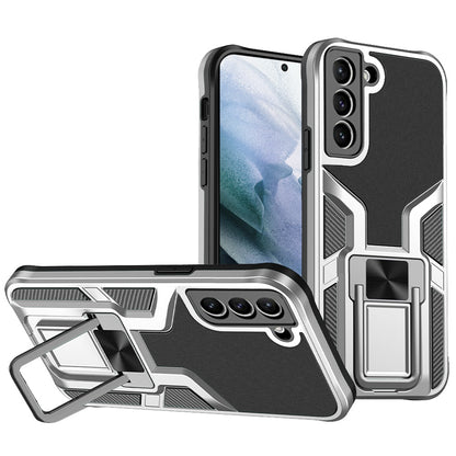 For Samsung Galaxy S22 /Plus Ultra Shockproof [Military-Grade] with Metal Magnetic Kickstand, Hybrid Rugged TPU Armor Heavy Duty  Phone Case Cover