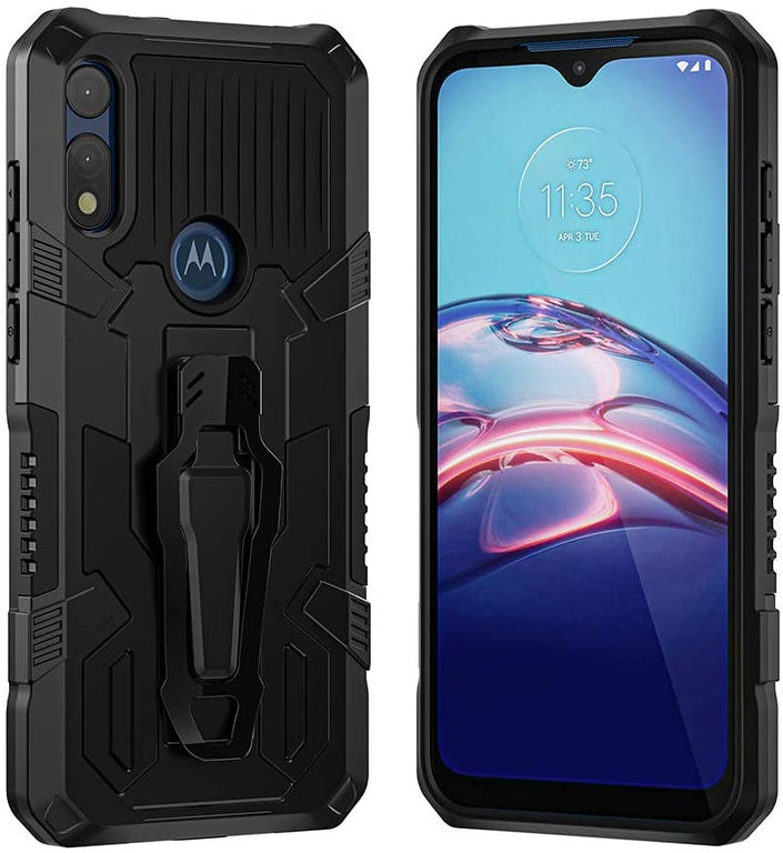 For Samsung Galaxy A32 5G Hybrid Heavy Duty Protection Shockproof Defender with Belt Clip and Kickstand Armor Dual Layer PC + TPU  Phone Case Cover