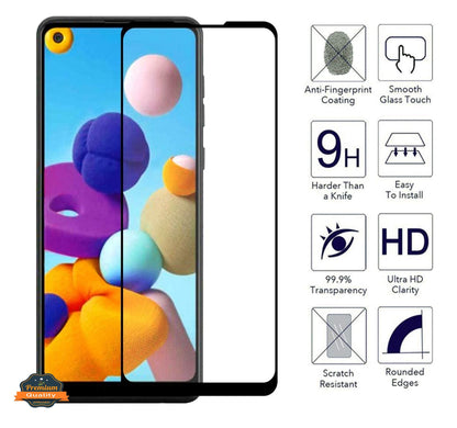 For Motorola Moto G Stylus 2021 5G Version Screen Protector, 9H Hardness Full Glue Adhesive Tempered Glass [3D Curved Glass, Bubble Free] HD Glass Screen Protector Clear Black Screen Protector