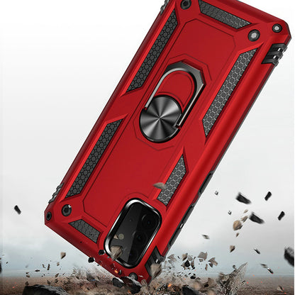 For Samsung Galaxy A71 5G Military Grade Heavy Duty Rugged Dual Layers Full Body Shockproof Hybrid Protection with Ring Kickstand  Phone Case Cover