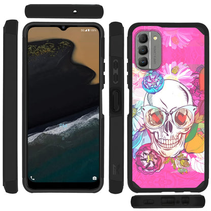 For Nokia G400 5G Graphic Design Stylish Pattern Hard PC TPU Tough Strong Hybrid Shockproof Armor Frame  Phone Case Cover