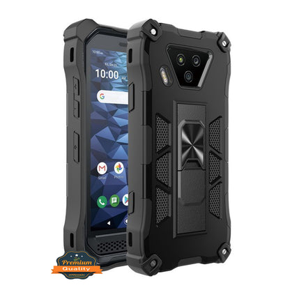 For Kyocera DuraForce Ultra 5G UW E7110 with Hidden Kickstand Magnet Grip Military Grade Shockproof Stand Hybrid Armor  Phone Case Cover