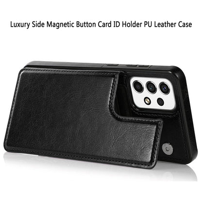 For Samsung Galaxy A53 5G Fashion Design Wallet PU Leather with [Two Magnetic Clasp] [Card Slots] Stand Back Storage Flip  Phone Case Cover