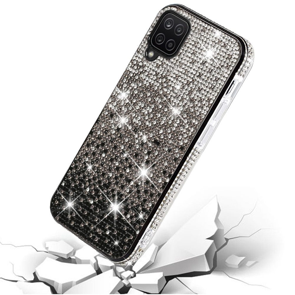 For Samsung Galaxy A42 5G Glitter Bling Ultra Thin TPU Sparkle Diamond Rhinestone Shiny Full Cover Crystal Stones Back  Phone Case Cover