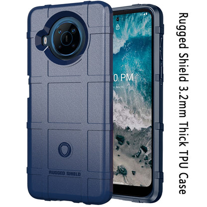 For Nokia X100 Rugged Shield Hybrid TPU 3.2mm Thick Solid Rough Armor Tactical Matte Grip Silicone Texture Anti-Drop Protective  Phone Case Cover