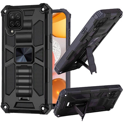 For Samsung Galaxy A42 5G Heavy Duty Stand Hybrid Shockproof [Military Grade] Rugged with Built-in Kickstand Fit Magnetic Mount  Phone Case Cover