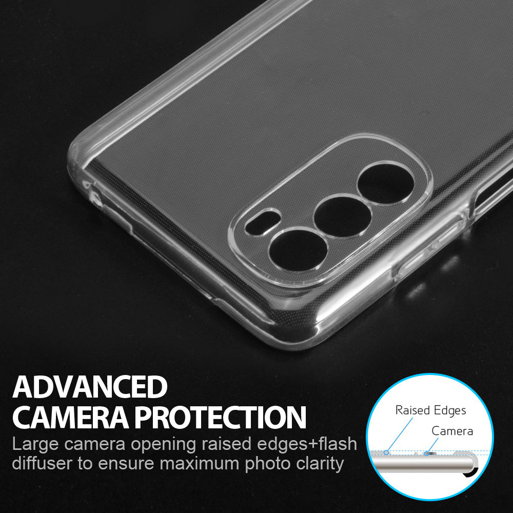 For Motorola Moto G Stylus 5G 2022 Crystal Clear Transparent TPU Flexible Rubber Silicone Ultra Thin Slim Gel Soft Skin Clear Phone Case Cover