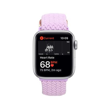 For Apple Watch Size 38/40/41mm Stretchy Nylon Solo Loop Bands Adjustable Braided Sport Elastics Women Men Strap for iWatch Series 7 6 5 4 3 2 1 SE  Phone Case Cover