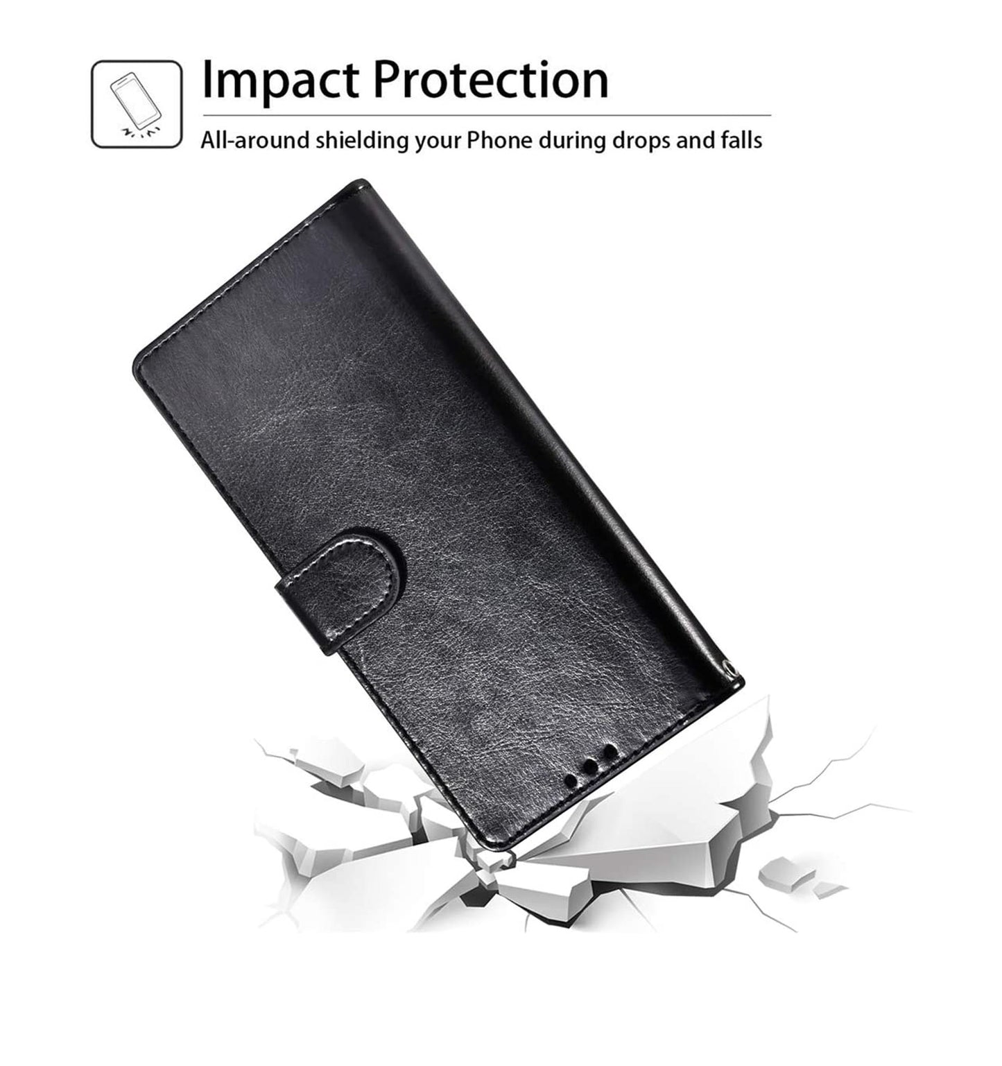 For Apple iPhone 13 Pro Max (6.7") Leather Wallet Case with Credit Card Holder Storage Lanyard Kickstand & Magnetic Flip Protective  Phone Case Cover