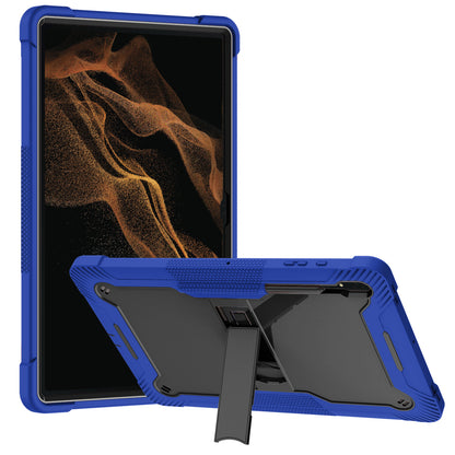 Case for Samsung Galaxy Tab S8 Ultra Tough Tablet Strong with Kickstand Hybrid Heavy Duty High Impact Shockproof Stand Tablet Blue Tablet Cover