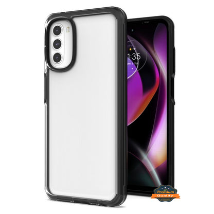 For Motorola Moto G 5G 2022 Colorful Hybrid Shockproof Protection Soft TPU Frame and Hard PC Back Slim Fit  Phone Case Cover