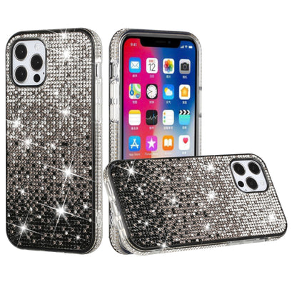 For Apple iPhone 8 Plus/7 Plus/6 6S Plus Glitter Bling Thin TPU Sparkle Diamonds Rhinestone Shiny Fashion Stones Back  Phone Case Cover