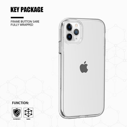 For Apple iPhone 14 Plus (6.7") Clear Transparency Thick Hybrid Hard PC Shell & TPU Shock-Absorption  Phone Case Cover