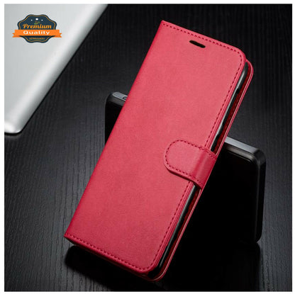 For TCL REVVL V Plus 5G Luxury Leather Wallet Case with Credit Card Holder Storage Lanyard Kickstand & Magnetic Flip Hot Pink Phone Case Cover