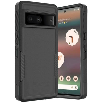 For Google Pixel 6A Hybrid Rugged Hard Shockproof Drop-Proof with 3 Layer Protection, Military Grade Heavy-Duty Armor  Phone Case Cover