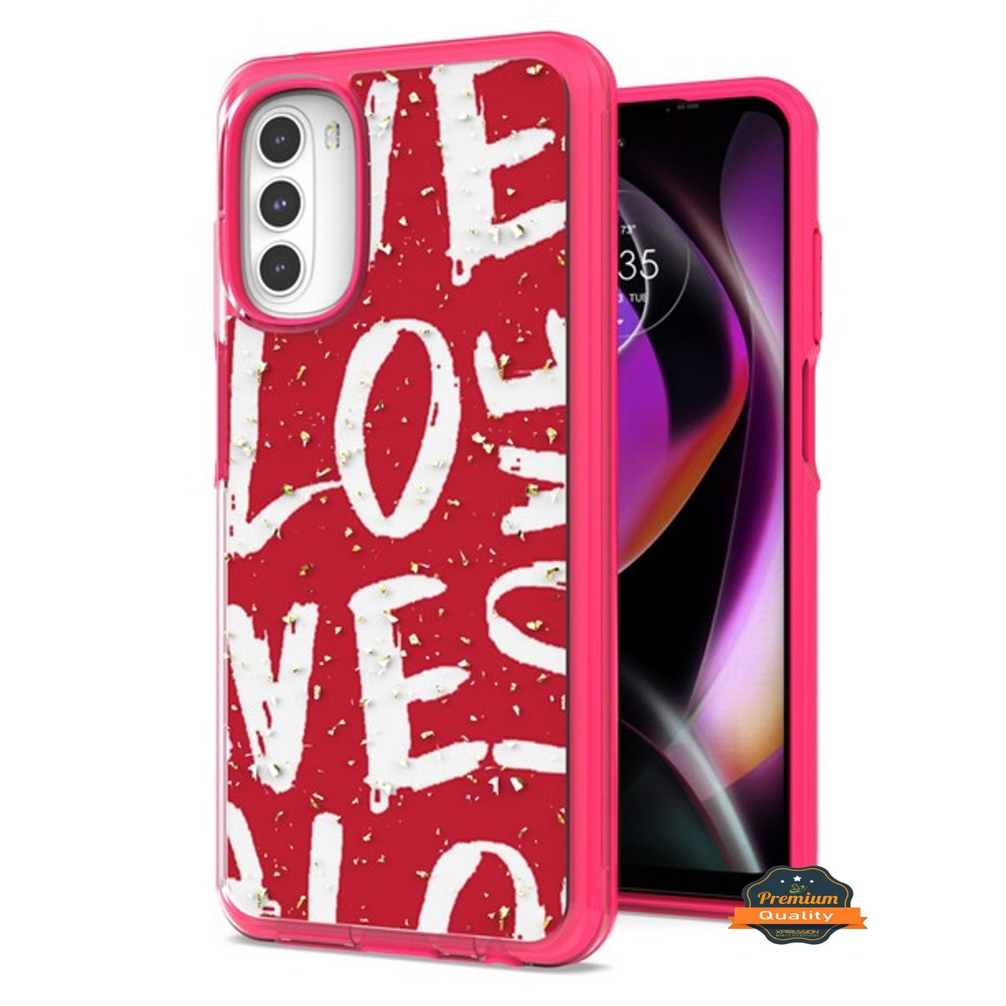 For Motorola Moto G 5G 2022 Fashion Pattern Design Shockproof Protection Soft TPU Frame and Hard PC Back Slim  Phone Case Cover