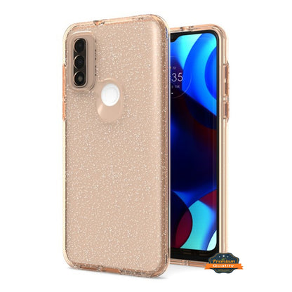 For Motorola Moto G Pure Glitter Sparkle Bling Shiny Thin Ultra Slim Hybrid Shockproof Rubber Silicone Soft TPU Gel Protective  Phone Case Cover