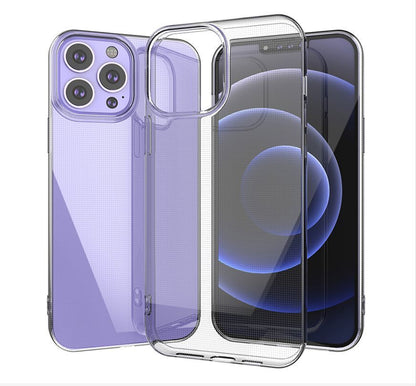 For Samsung Galaxy A12 5G Slim Back Hybrid Transparent Thick TPU Rubber Silicone Simple Basic Minimalistic Gel Shockproof Protective Clear Phone Case Cover