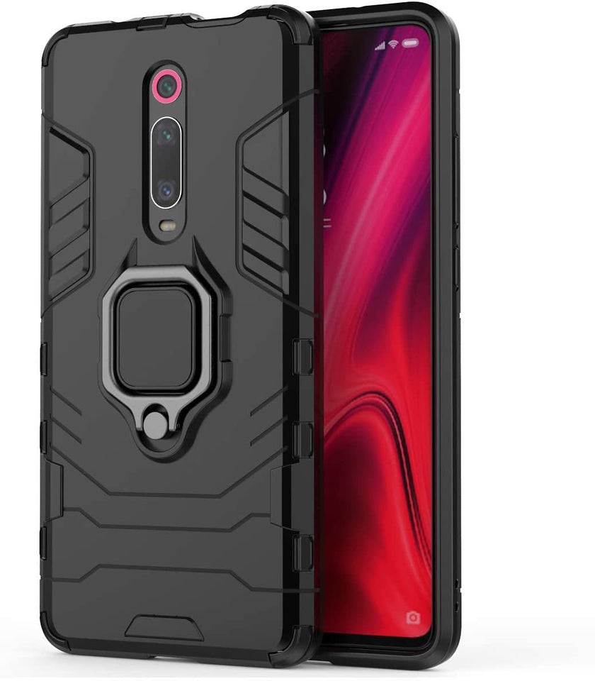 For Motorola Edge+ Plus 2022 Hybrid Heavy Duty Armor Protective with 360° Degree Ring Holder Kickstand [Military-Grade]  Phone Case Cover