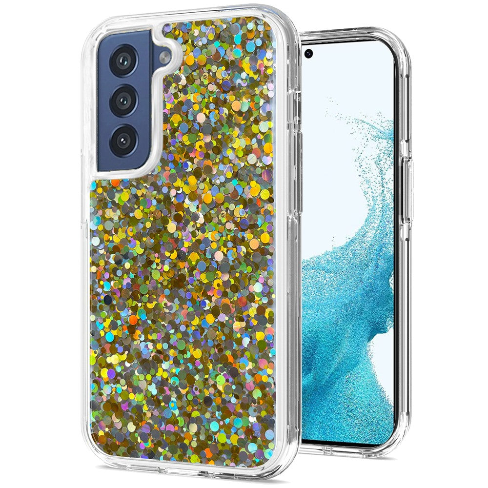 For Motorola Moto G 5G 2022 Colorful Glitter Bling Sparkle Epoxy Glittering Shining Hybrid Hard Silicone Shockproof  Phone Case Cover