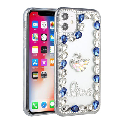 For Apple iPhone 13 Pro Max 6.7" Bling Crystal 3D Full Diamonds Luxury Sparkle Rhinestone Hybrid Protective  Phone Case Cover