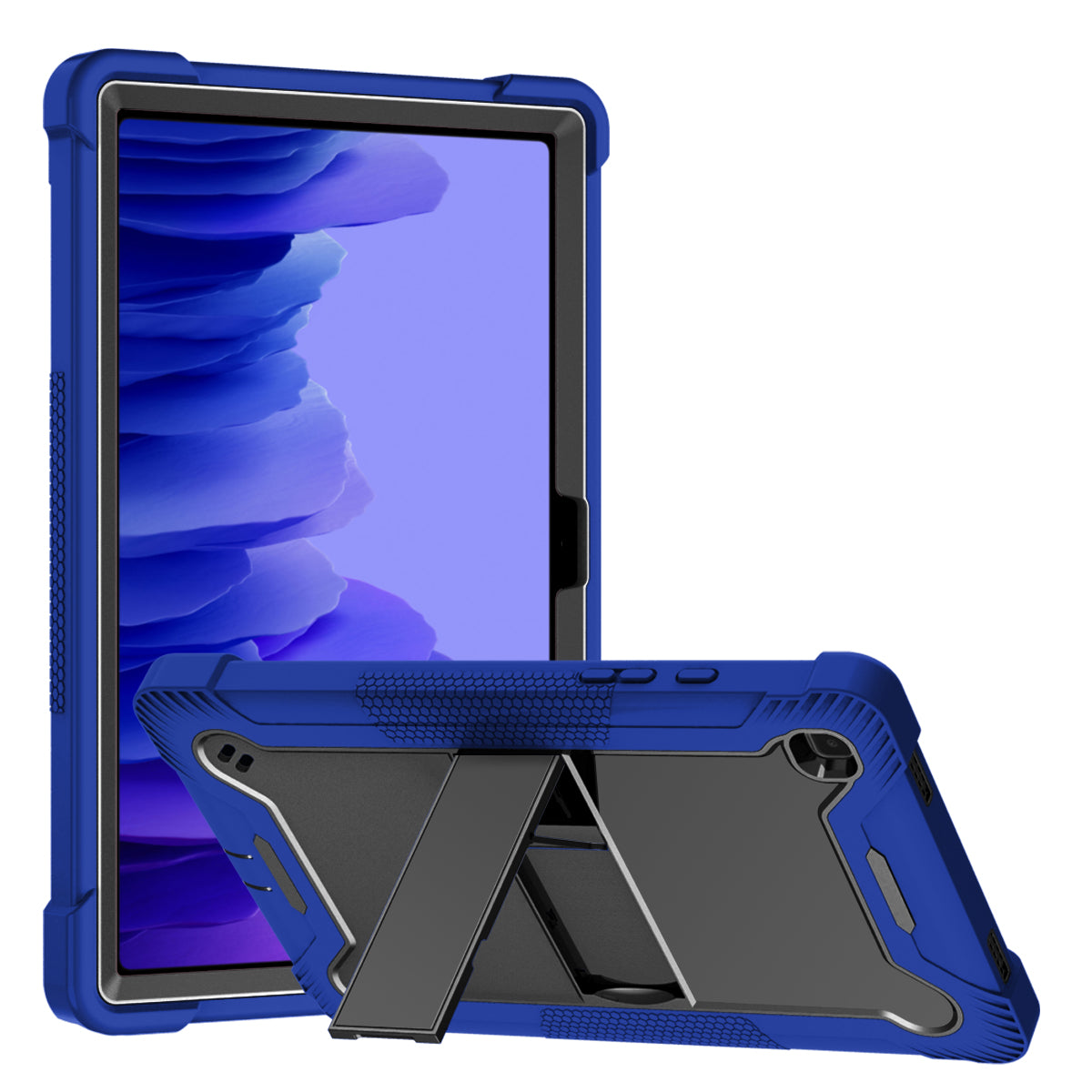 Case for Samsung Galaxy Tab S8 Ultra Tough Tablet Strong with Kickstand Hybrid Heavy Duty High Impact Shockproof Stand Tablet Blue Tablet Cover