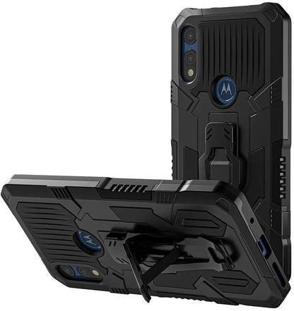 For Samsung Galaxy A12 5G Hybrid Heavy Duty Stand Protection Shockproof Defender with Belt Clip and Kickstand Dual Layer  Phone Case Cover