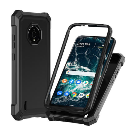 For Nokia C100 Hybrid 2in1 Front Bumper Frame Cover Square Edge Shockproof Soft TPU + Hard PC Anti-Slip Heavy Duty  Phone Case Cover