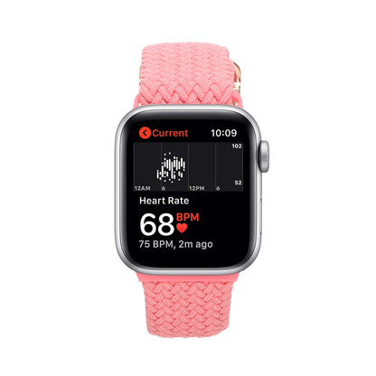 For Apple Watch Size 38/40/41mm Stretchy Nylon Solo Loop Bands Adjustable Braided Sport Elastics Women Men Strap for iWatch Series 7 6 5 4 3 2 1 SE  Phone Case Cover