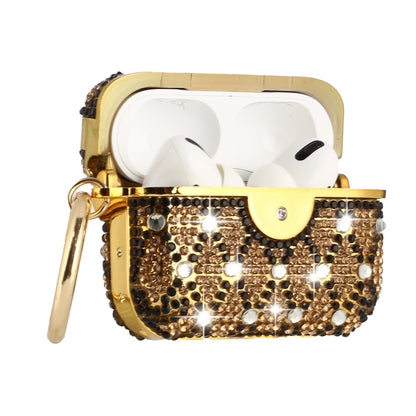 For Apple AirPods 3 (2021) Royal Design Sparkly Diamonds Shockproof Bling Rhinestone Glitter with Keychain Carrying