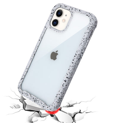 For Apple iPhone 12 Mini (5.4) Clear Rugged Hybrid Full Body Protective Shockproof Hard Back Dual Layer Bumper Clear White Phone Case Cover