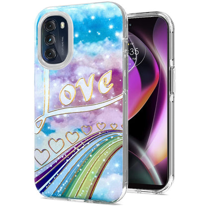 For Apple iPhone 11 (6.1") Stylish Gold Layer Design Hybrid Rubber TPU Hard PC Shockproof Armor Rugged Slim Fit  Phone Case Cover