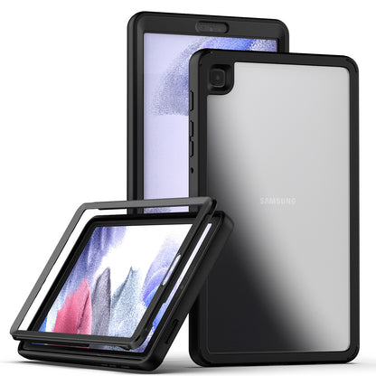 Case for Apple iPad Mini 6th Gen 8.3 inch Slim Transparent Hybrid with Built-in Screen Protector Absorbs Shock Dual Layer Protective Clear Black Tablet Cover